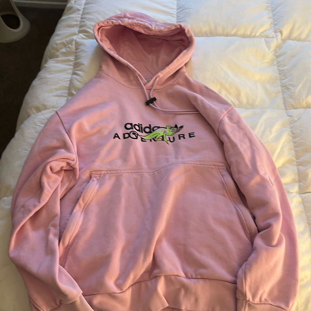 Adidas Light Pink Adventure Hoodie